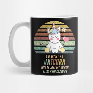 Amazing Funny Unicorn Halloween Costume for and parties and events Mug